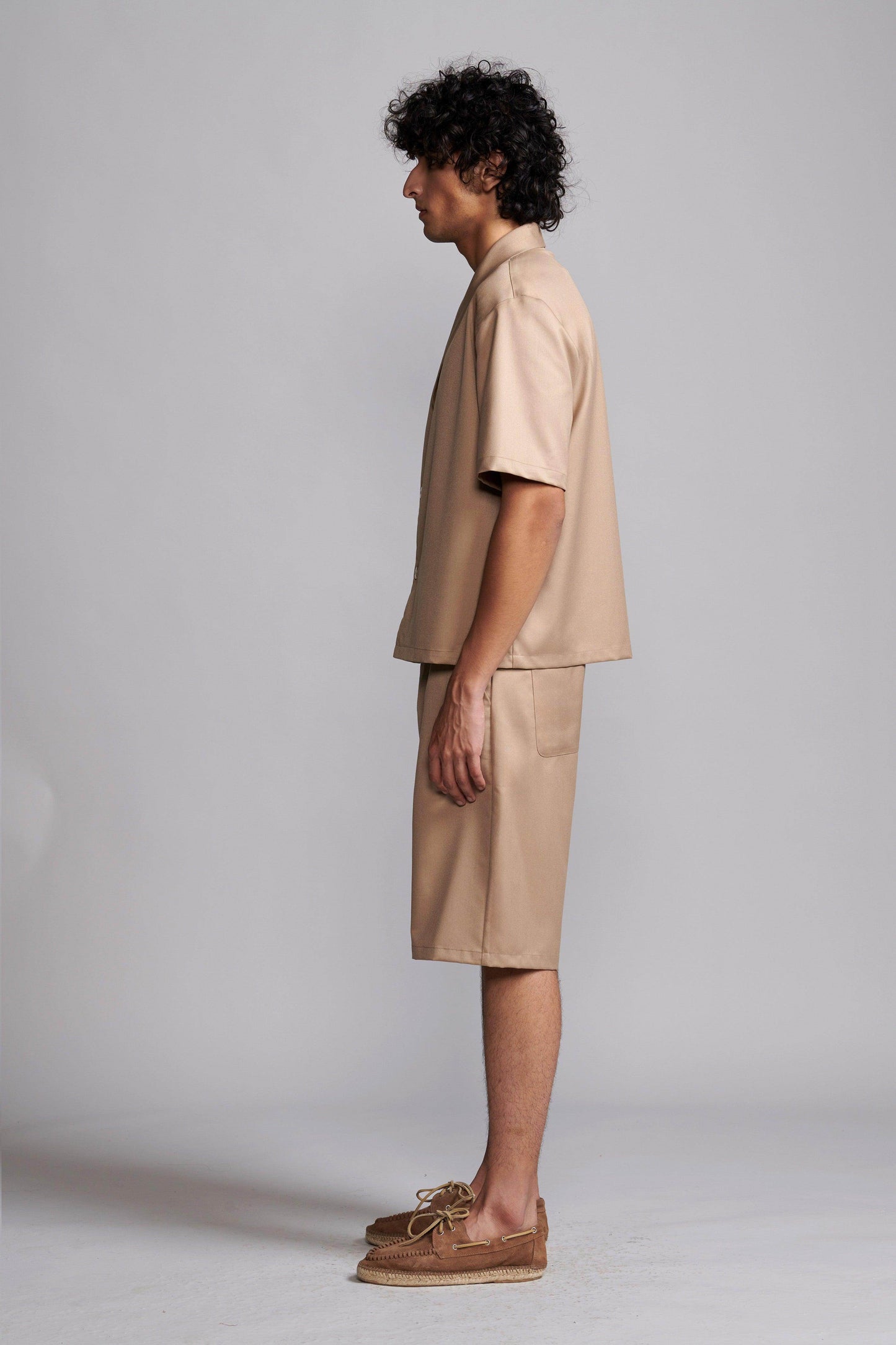 SHAWL COLLAR SHIRT - dash and dot