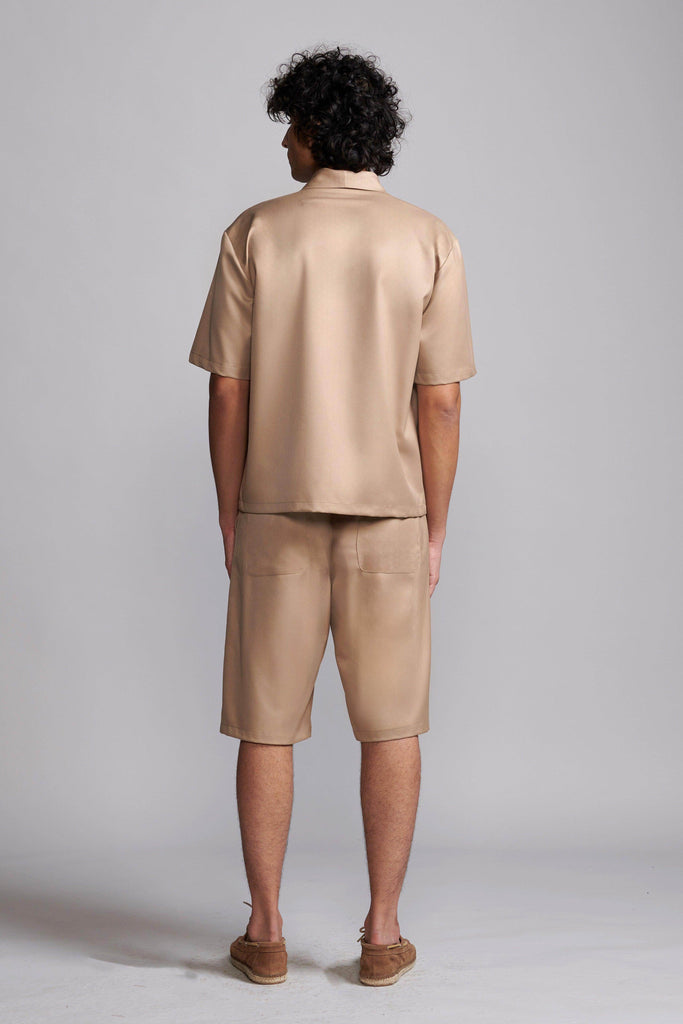 KHAKI SHORTS - dash and dot dash and dot