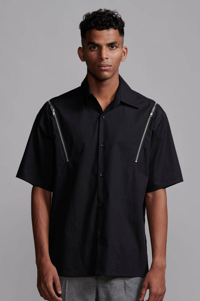 SHOULDER ZIP SHIRT - dash and dot