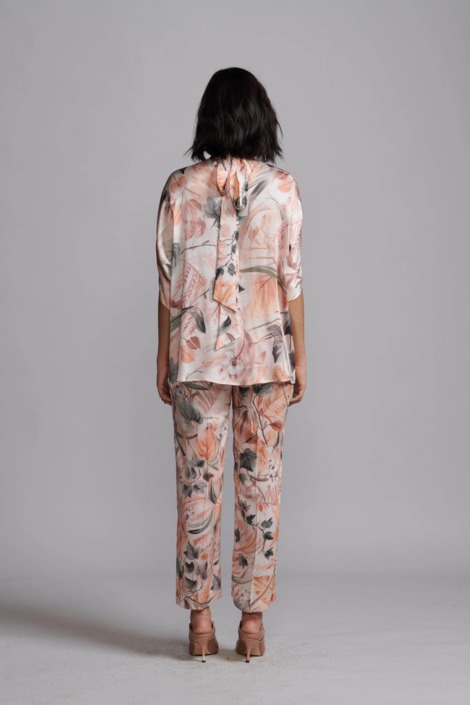 EARTHEN LEAF PRINT PANT - dash and dot dash and dot