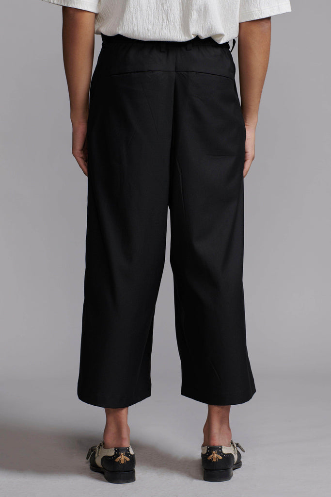PLEATED WIDE-LEG PANT - dash and dot dash and dot