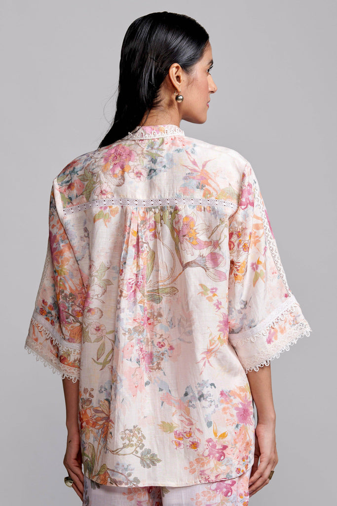 LACE LINEN PRINTED SET - dash and dot dash and dot