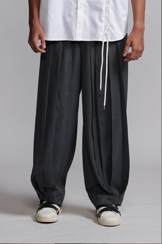 PLEATED DOWN PANT - dash and dot dash and dot