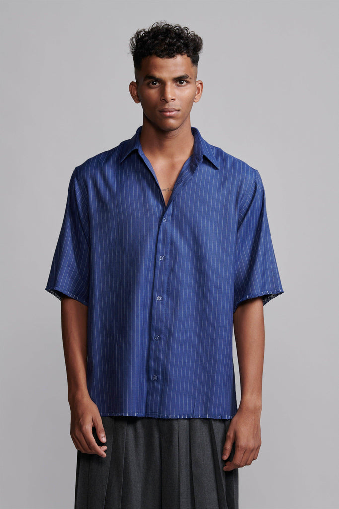 PINSTRIPE SHIRT - dash and dot dash and dot