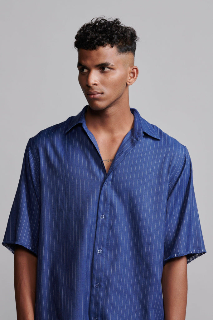 PINSTRIPE SHIRT - dash and dot dash and dot