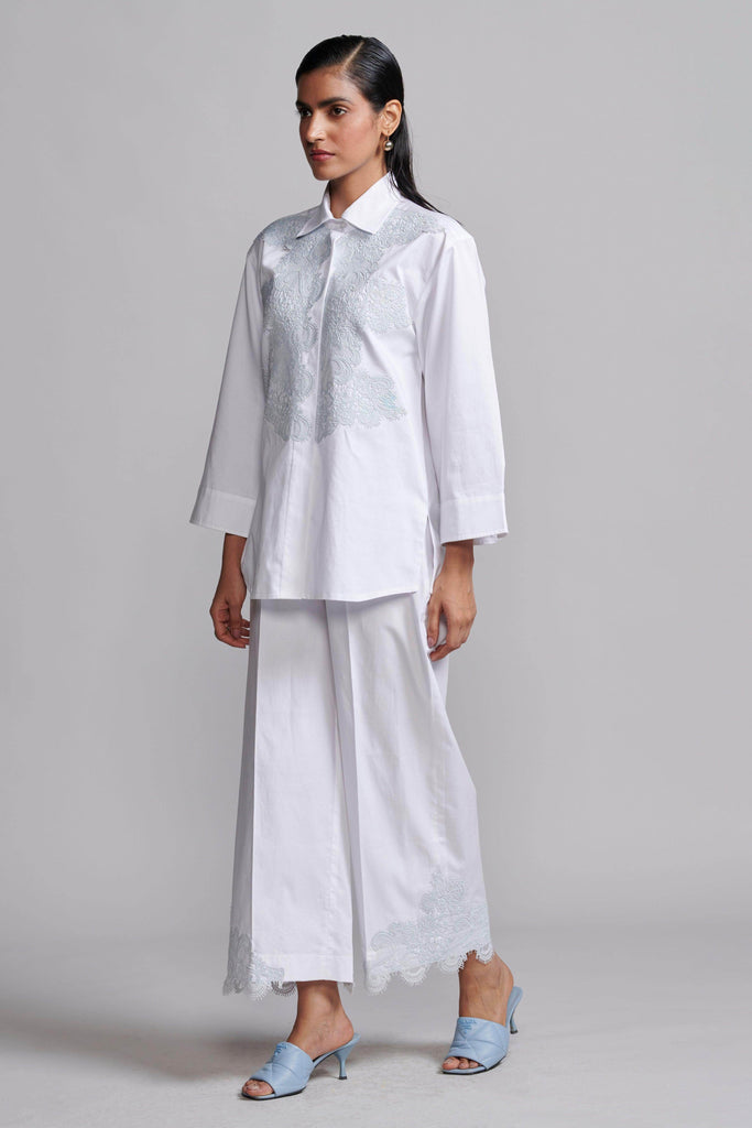 LACE HEM PANT - dash and dot dash and dot