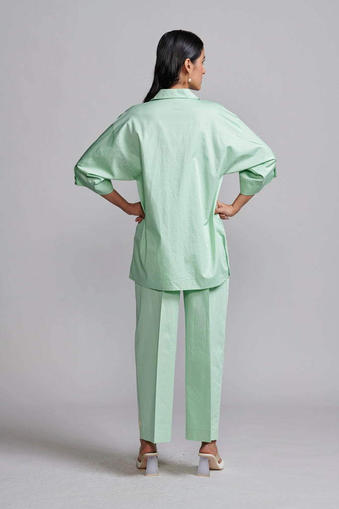 MOTIF EMBROIDERED SHIRT - dash and dot dash and dot