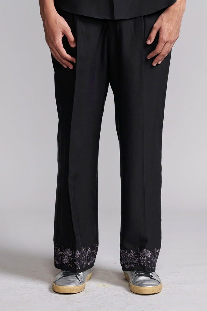 METALLIC EMBROIDERED PANT - dash and dot dash and dot