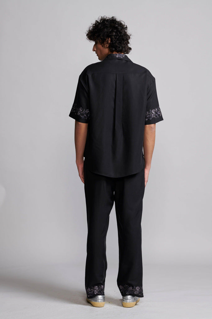 METALLIC EMBROIDERED PANT - dash and dot dash and dot