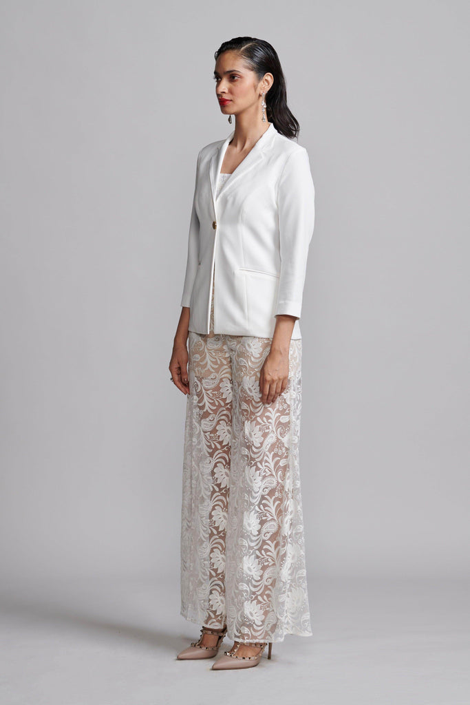 IVORY BLAZER - dash and dot dash and dot