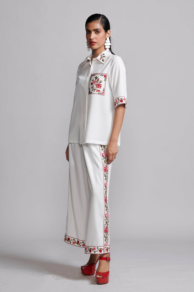 CROSS STITCH SHIRT - dash and dot dash and dot