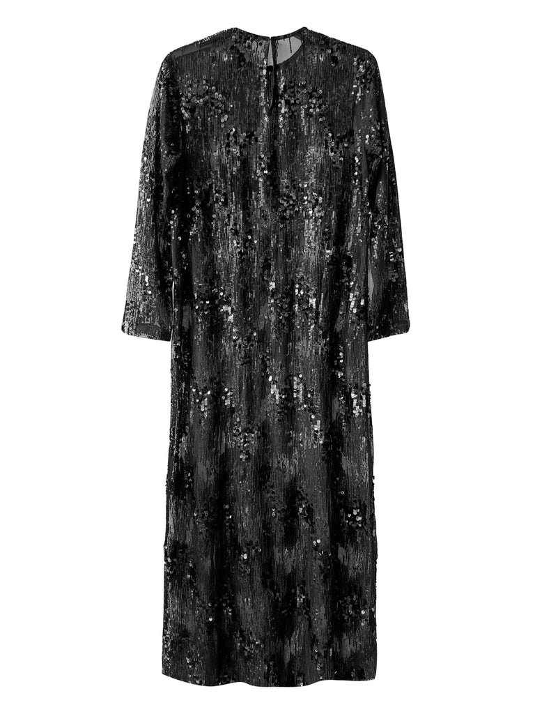 SHEER SEQUIN DRESS - dash and dot dash and dot