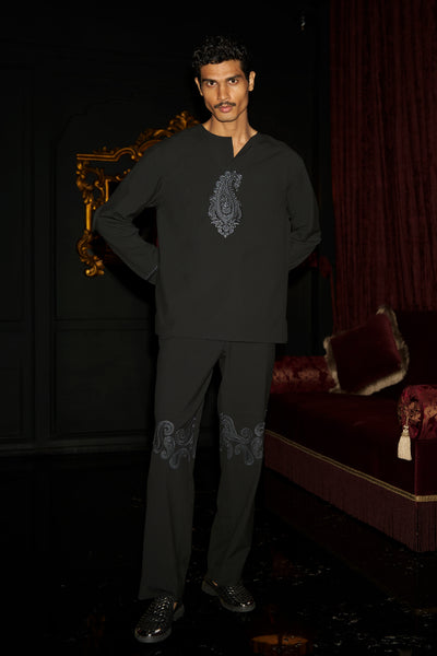 PAISLEY EMBROIDERED SHIRT