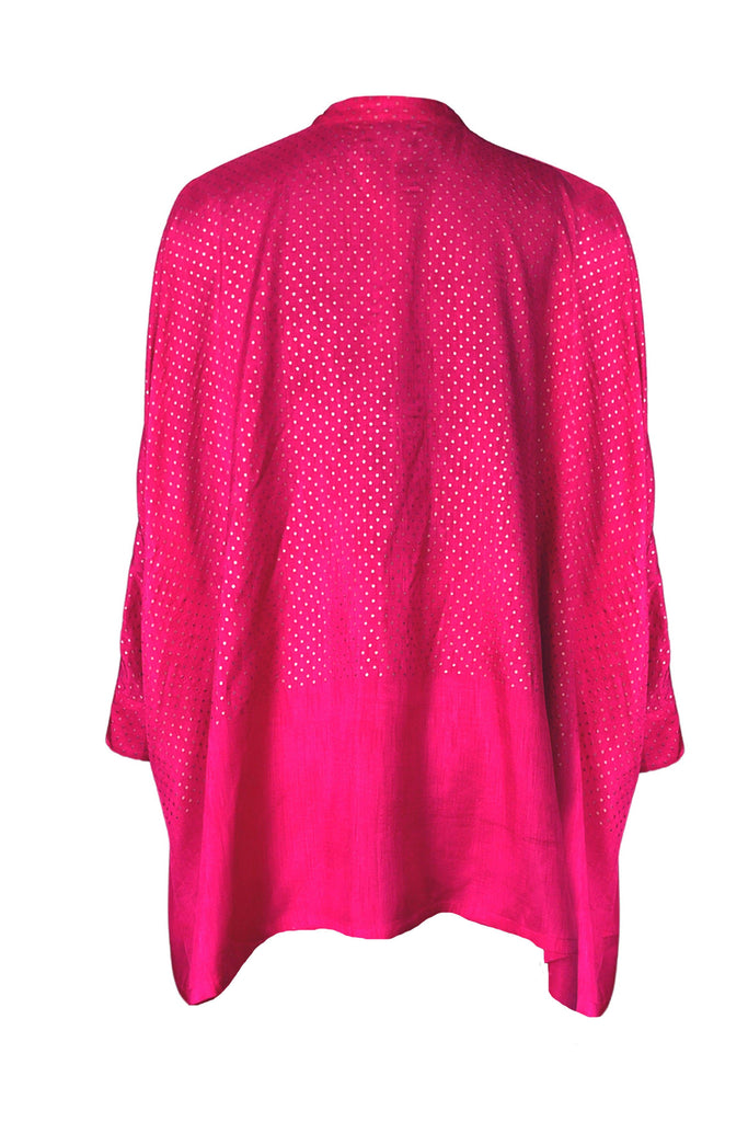 DOT FOIL PRINT SHIRT - dash and dot dash and dot