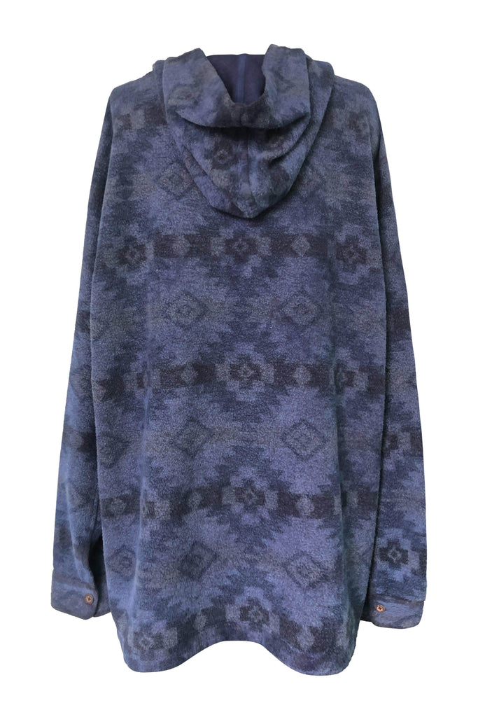 WASHED AZTEC HOODIE - dash and dot dash and dot