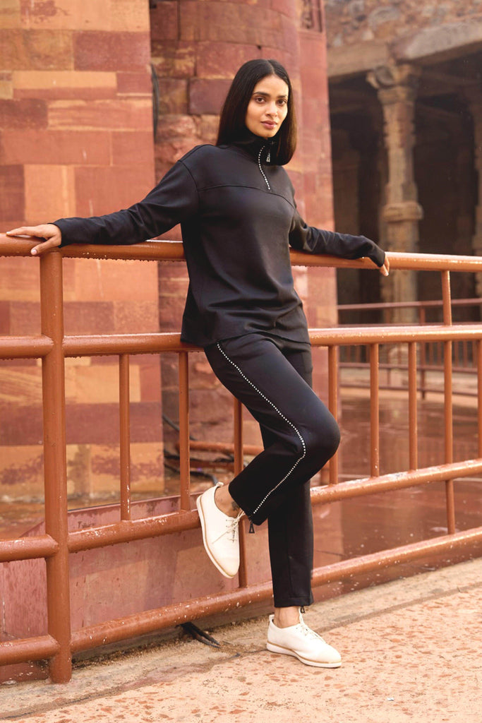 CRYSTAL ZIP JOGGER SET - dash and dot dash and dot