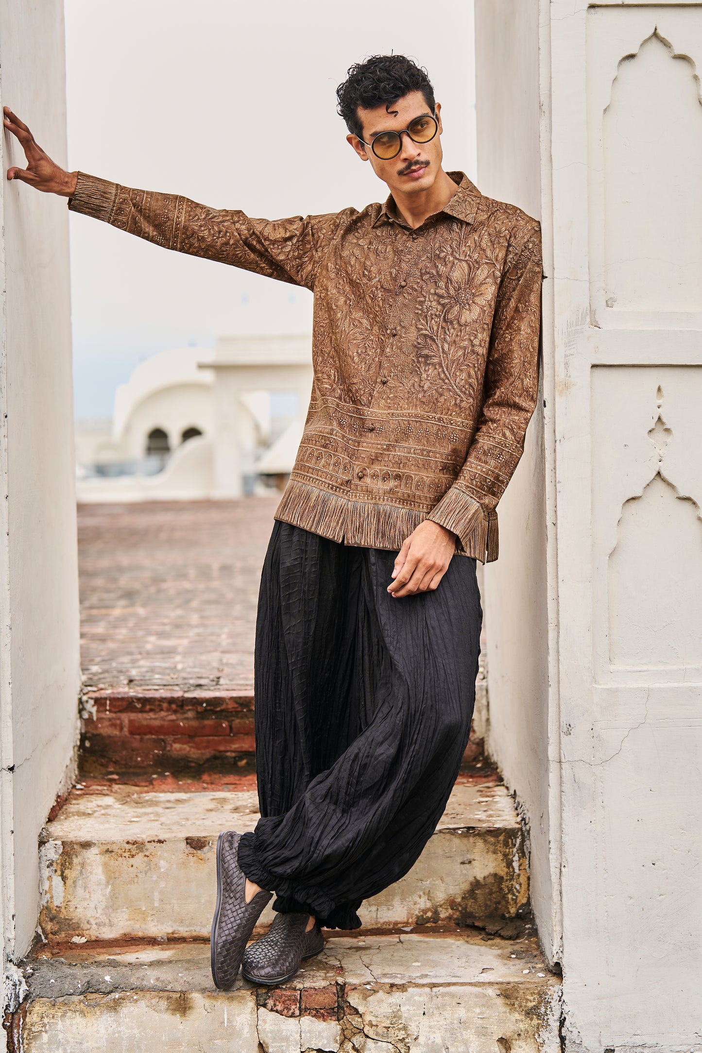 CRUSHED CRINKLED PANT