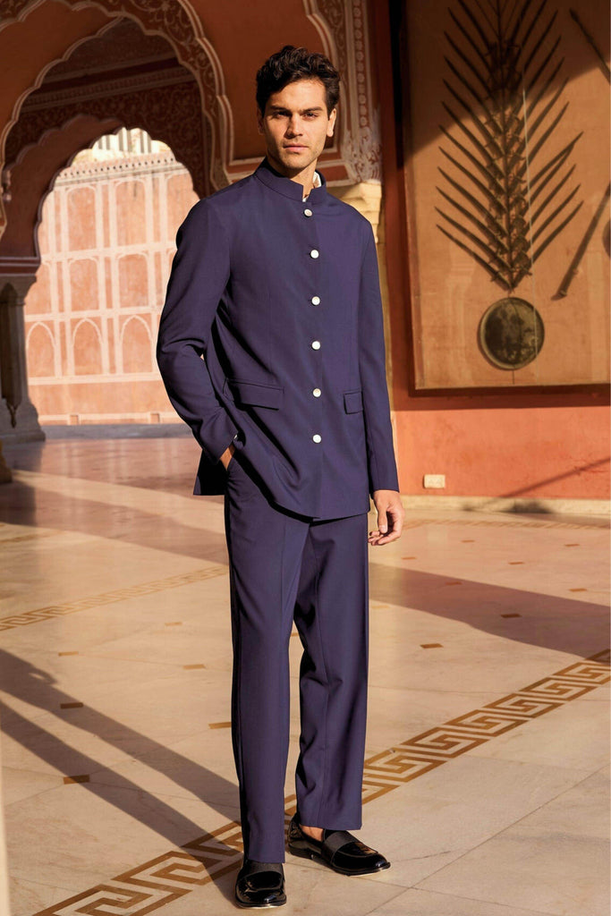 DRAPED PANEL SUIT - dash and dot dash and dot