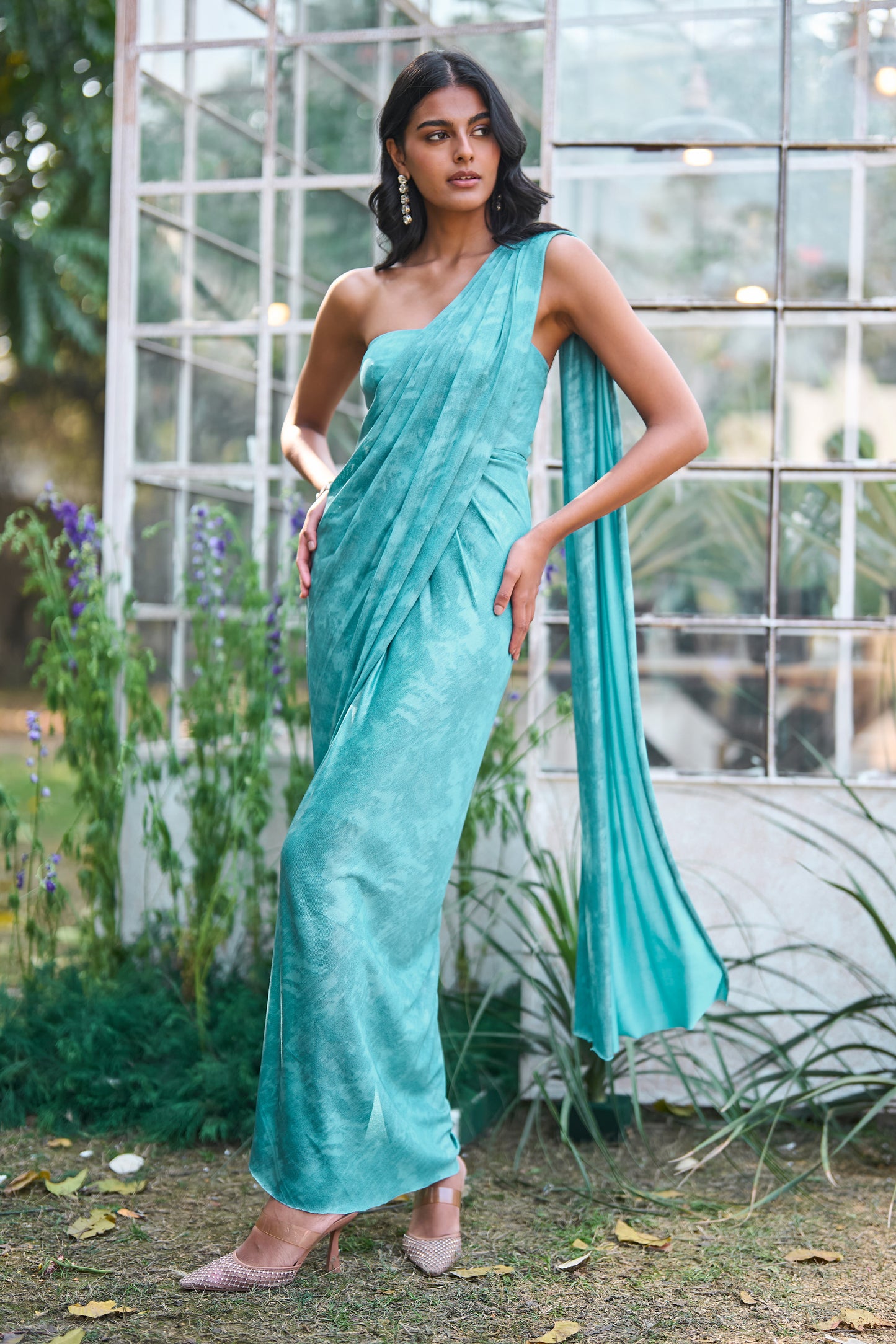 SARI DRAPE GOWN