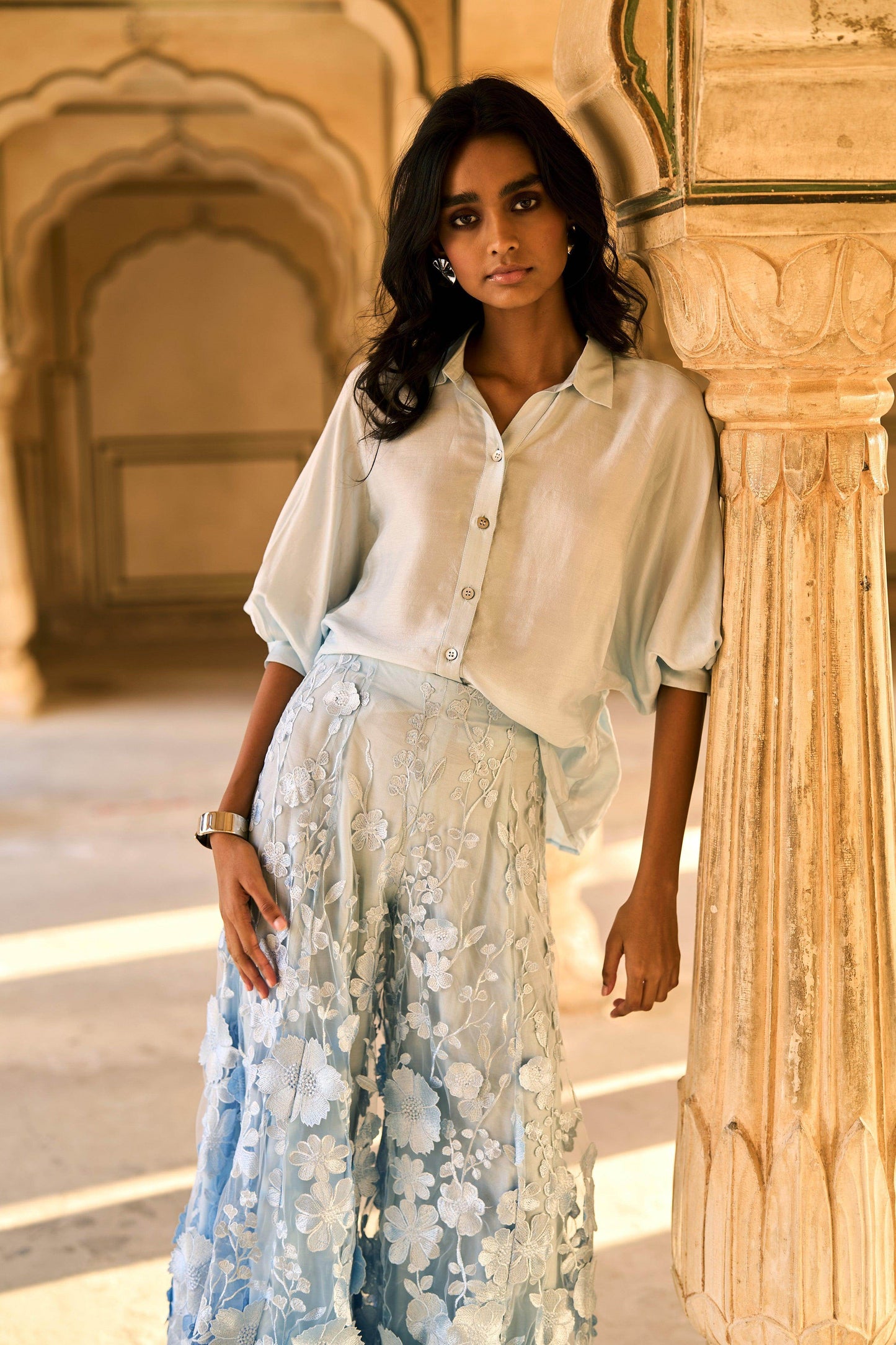 SHIRT AND LACE PANT SET - dash and dot