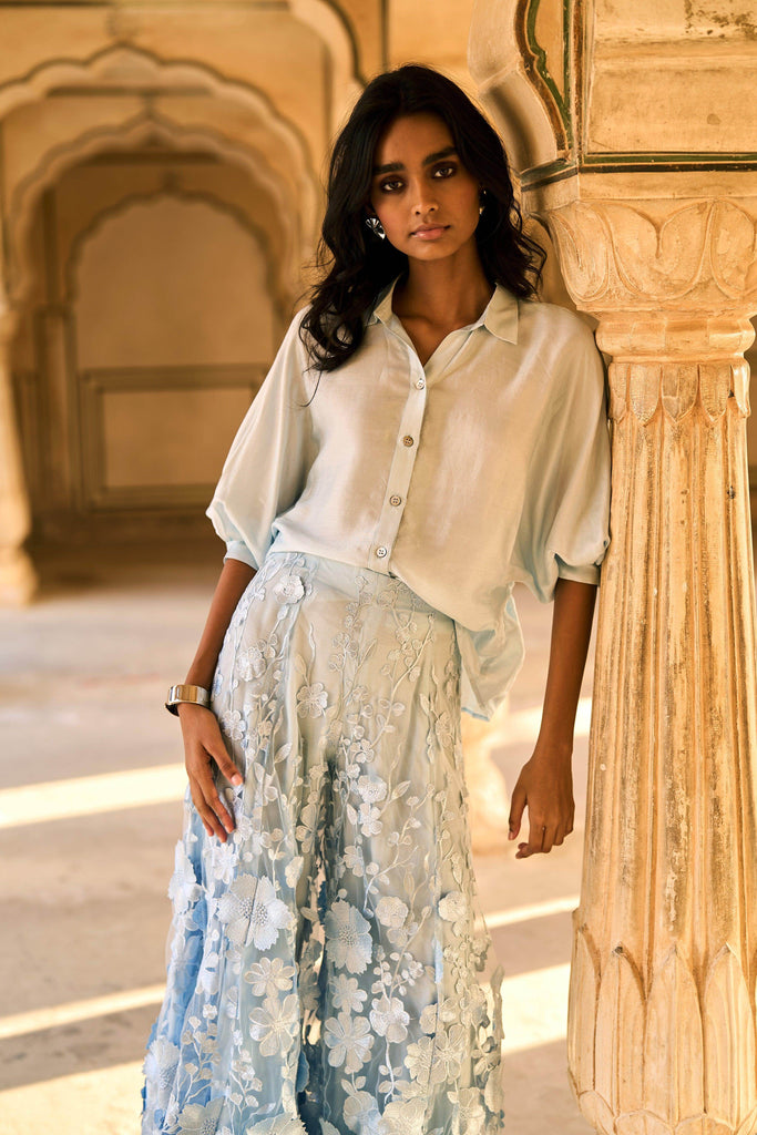 SHIRT AND LACE PANT SET - dash and dot dash and dot