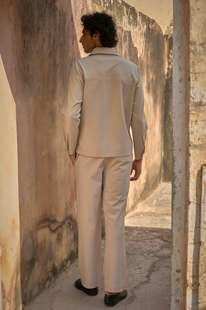 PINSTRIPE SHIRT AND PANT - dash and dot dash and dot