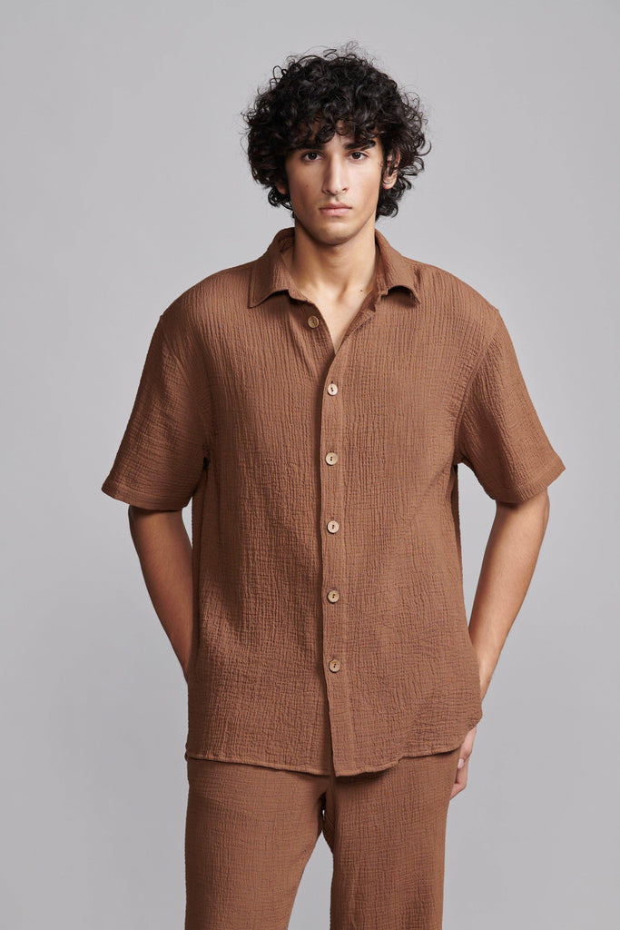 CRINKLE COTTON PANT SET - dash and dot dash and dot