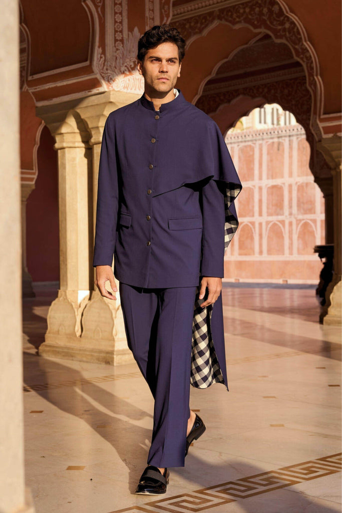 DRAPED PANEL SUIT - dash and dot dash and dot