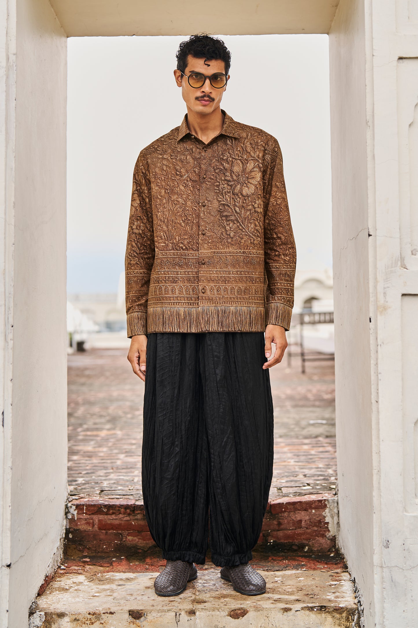 CRUSHED CRINKLED PANT