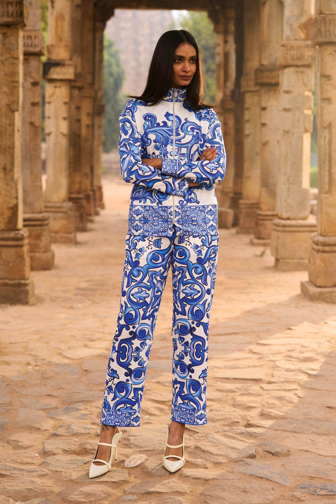 CERAMIC PRINT JOGGER - dash and dot dash and dot