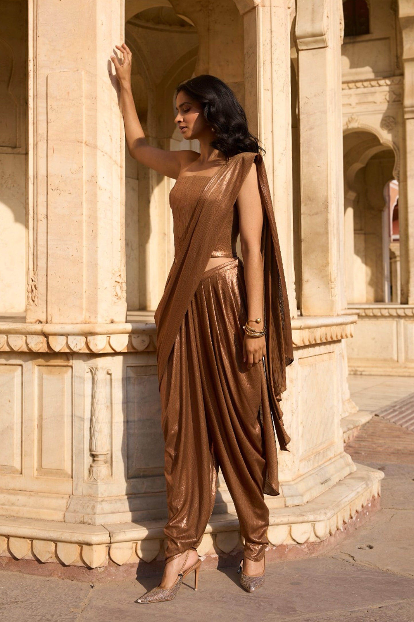 SARI DRAPE CORSET & PANT - dash and dot