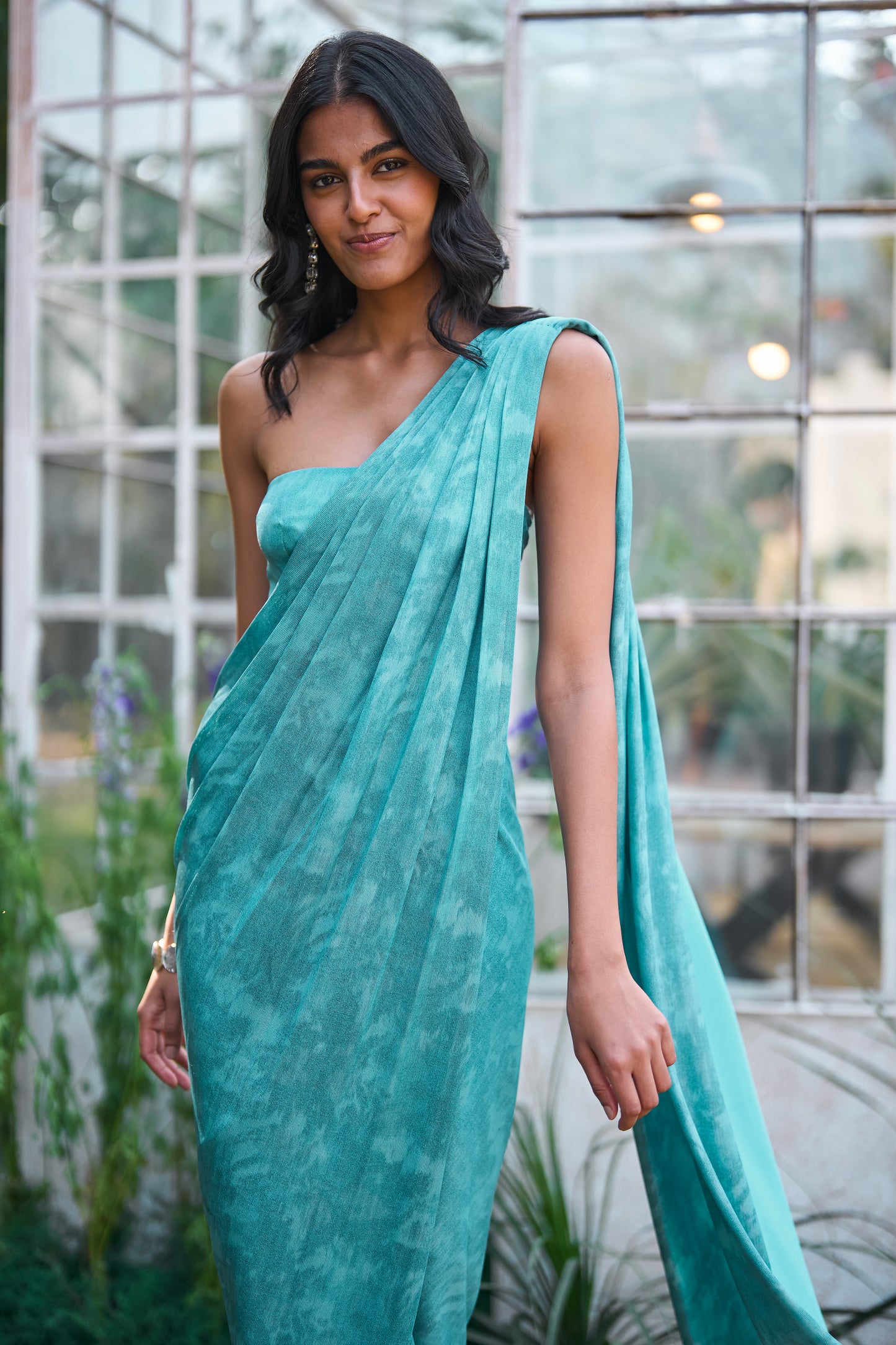 SARI DRAPE GOWN