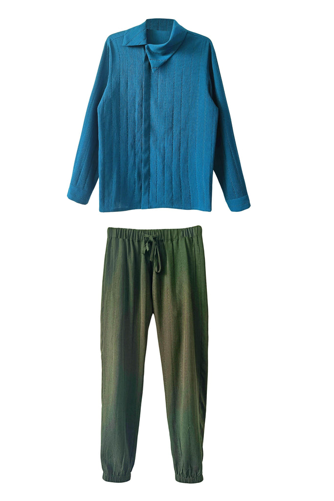 TEAL & GREEN SET - dash and dot dash and dot