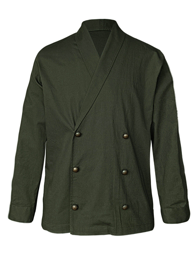 MILITARY BUTTON SHIRT - dash and dot dash and dot