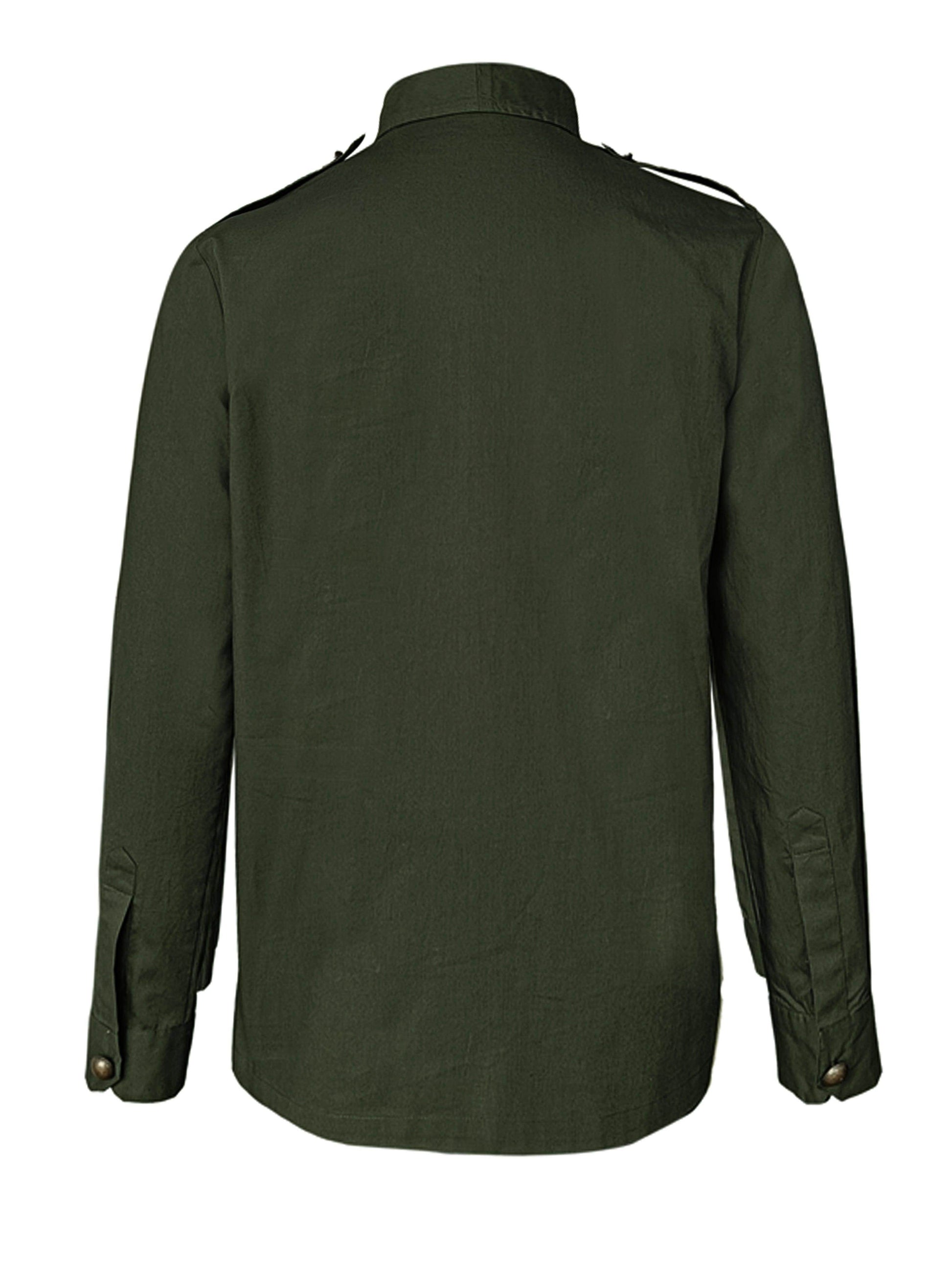 MILITARY BUTTON SHIRT - dash and dot