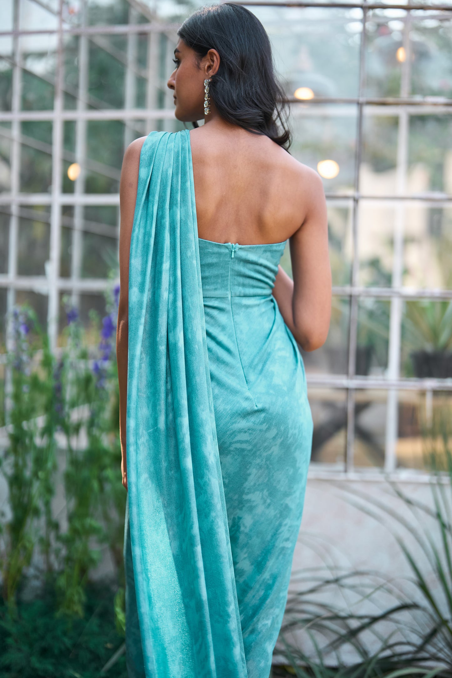 SARI DRAPE GOWN