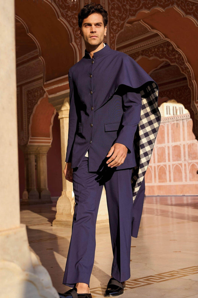 DRAPED PANEL SUIT - dash and dot dash and dot