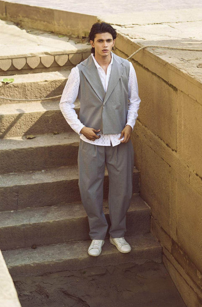 WAISTCOAT PANT SET - dash and dot dash and dot