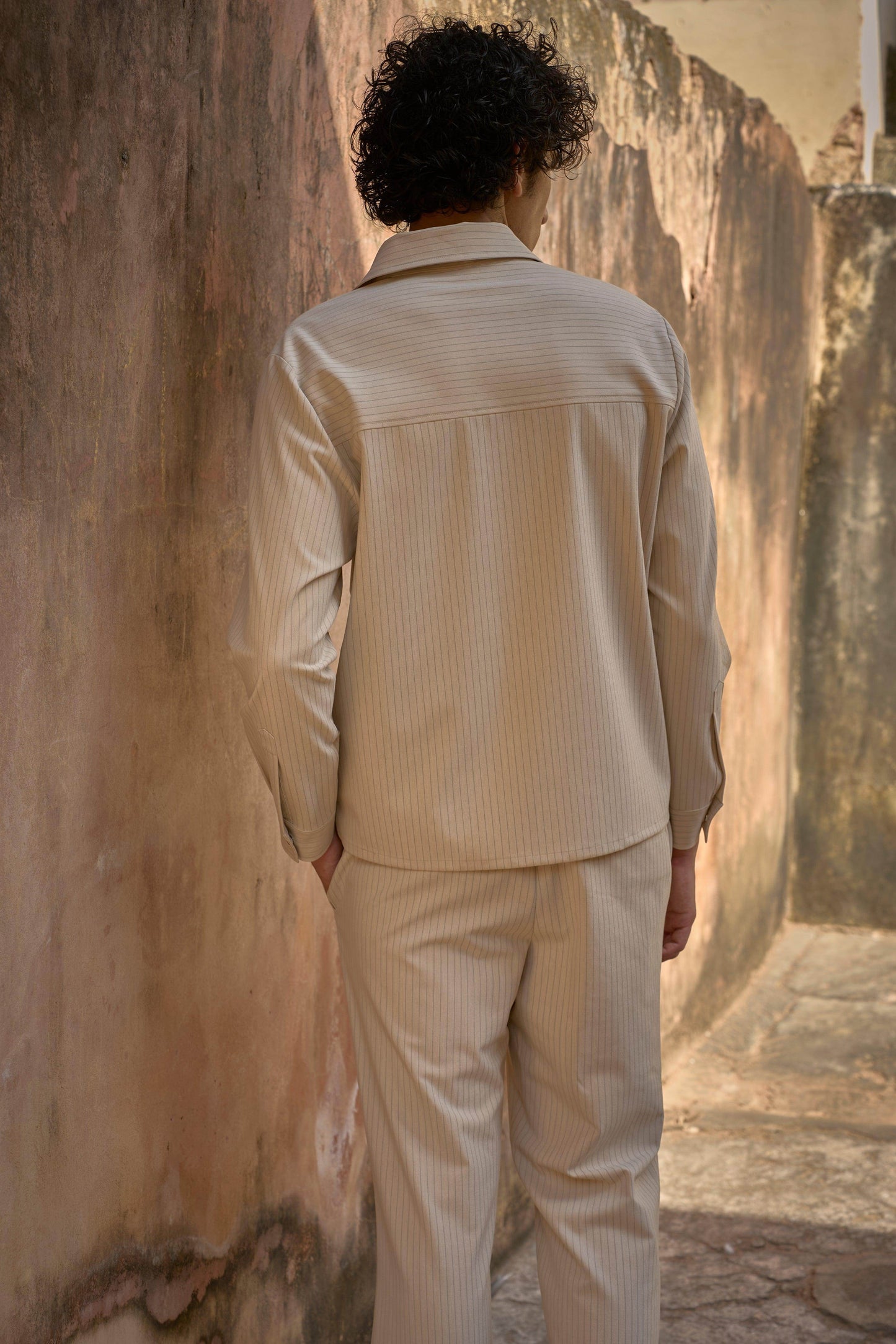 PINSTRIPE SHIRT AND PANT - dash and dot