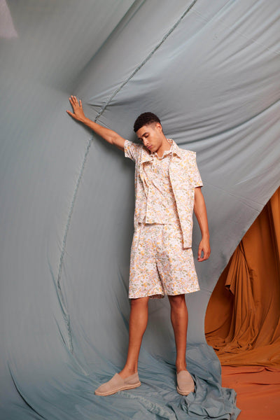 PRINTED SHORTS SHIRT - dash and dot