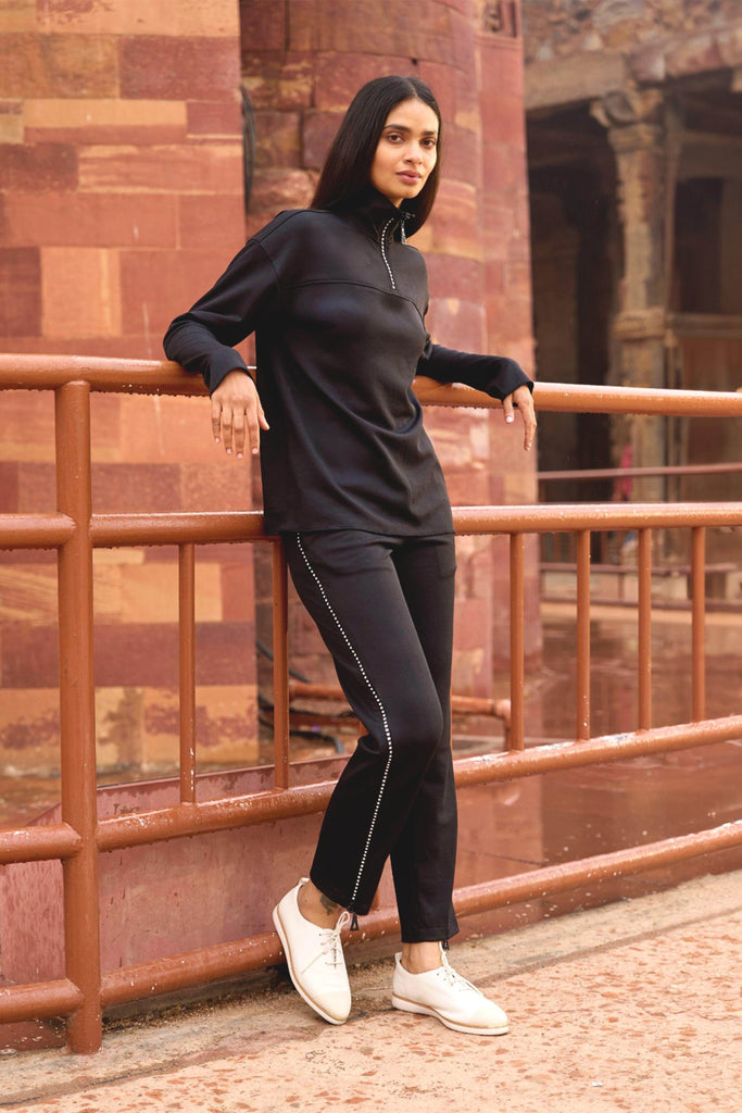 CRYSTAL ZIP JOGGER SET - dash and dot dash and dot