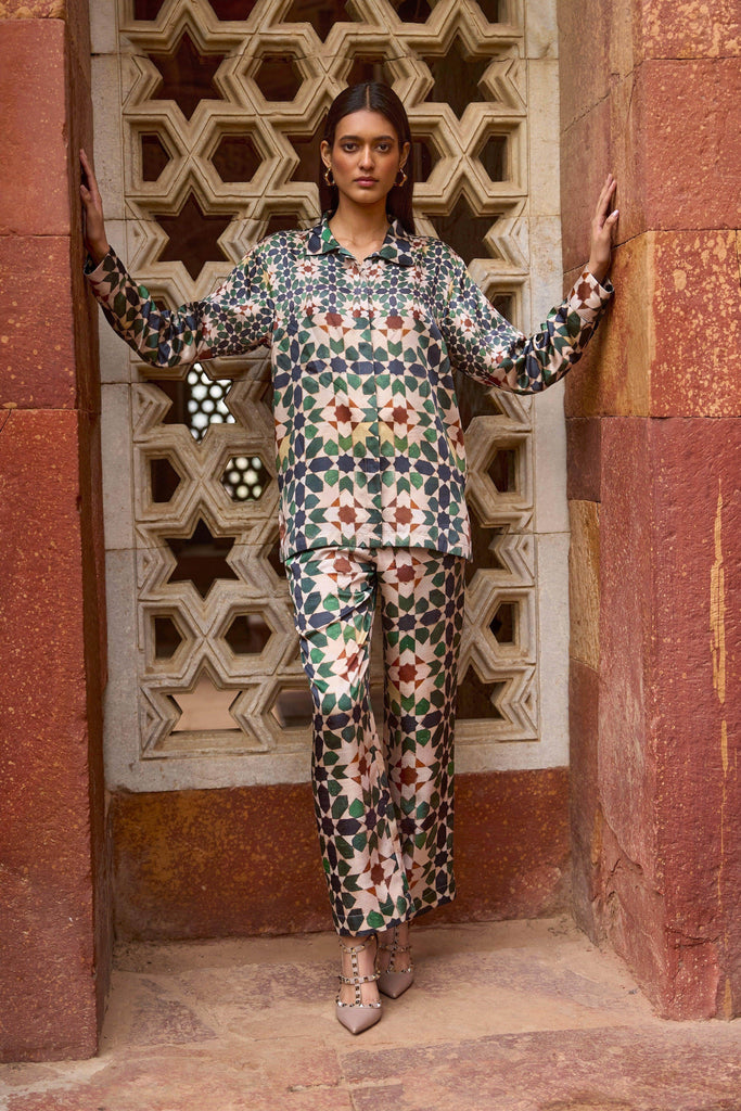 MOSAIC PRINT PANT - dash and dot dash and dot