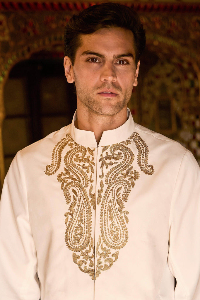 EMBROIDERED CROP SHIRT - dash and dot dash and dot