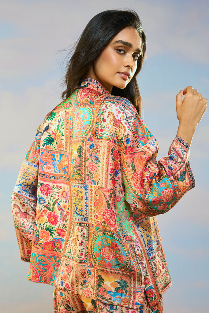 ORNAMENTAL PRINT SHIRT dash and dot