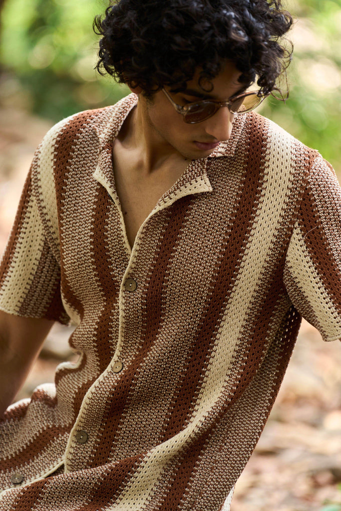 STRIPE LACE SHORTS SET - dash and dot dash and dot