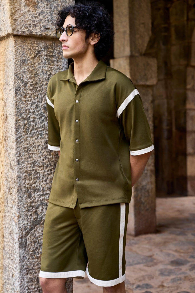 OLIVE KNIT SET - dash and dot dash and dot