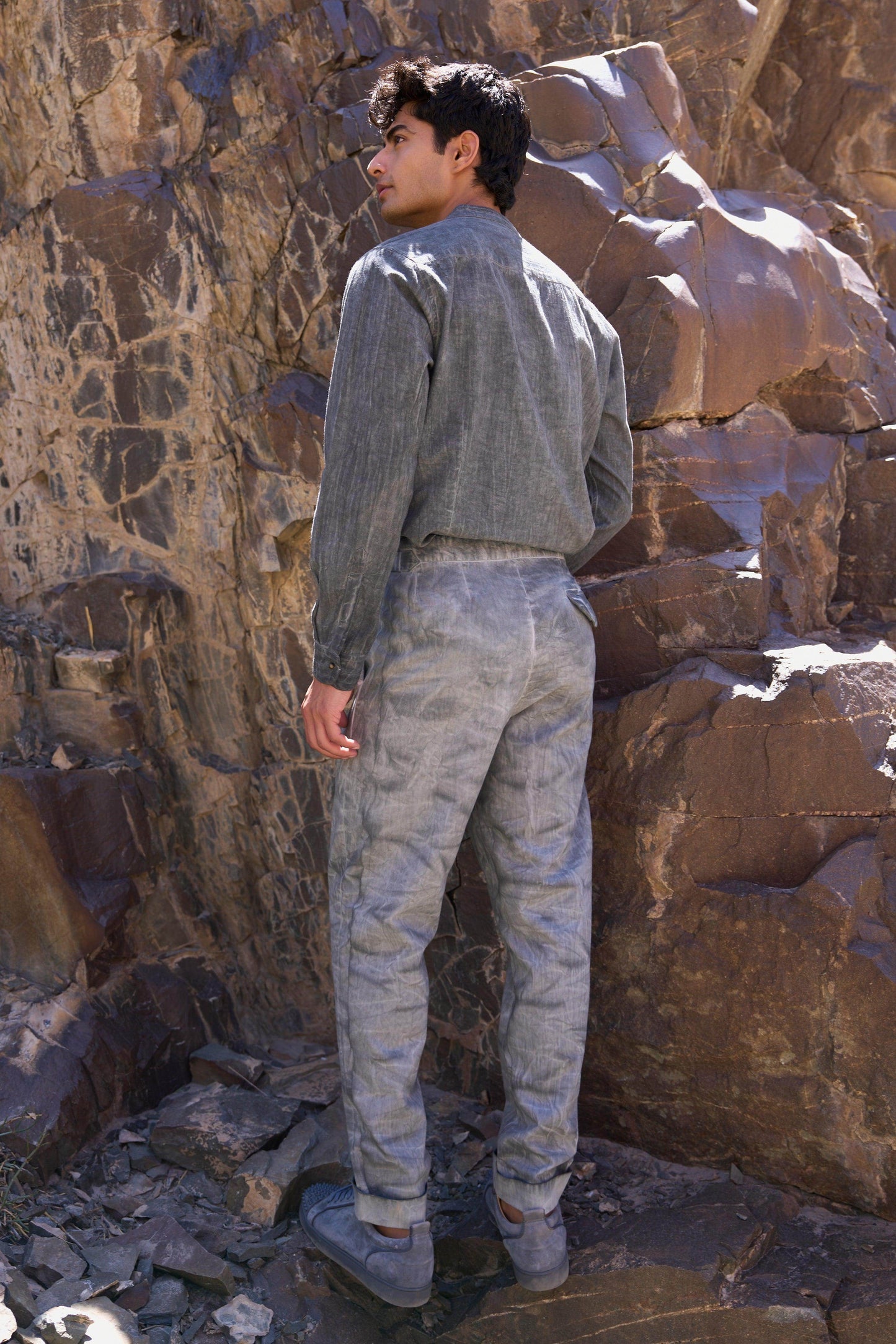 WASHED PANT SET - dash and dot