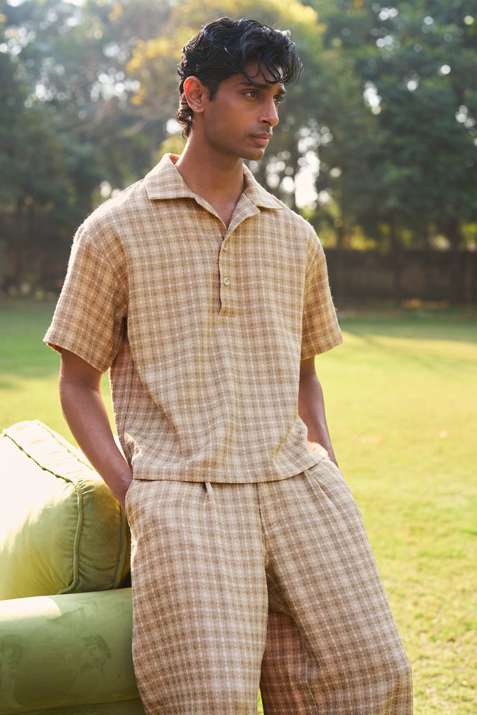 TEXTURED WEAVE PANT dash and dot