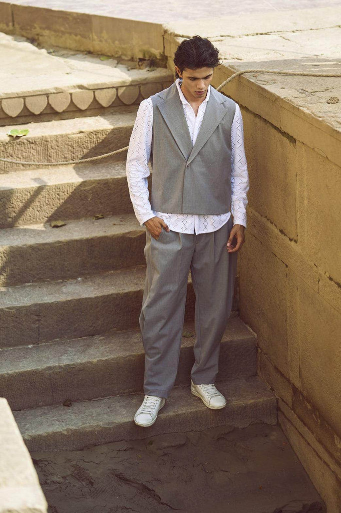 WAISTCOAT PANT SET - dash and dot dash and dot