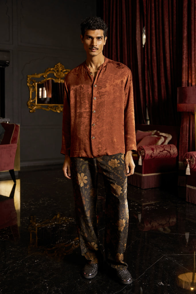 TEXTURED JACQUARD SHIRT dash and dot